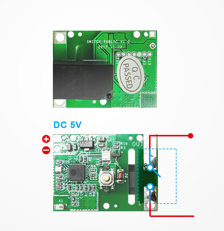 Sonoff RE5V1C - 5V Wifi Inching/Selflock Relay Module